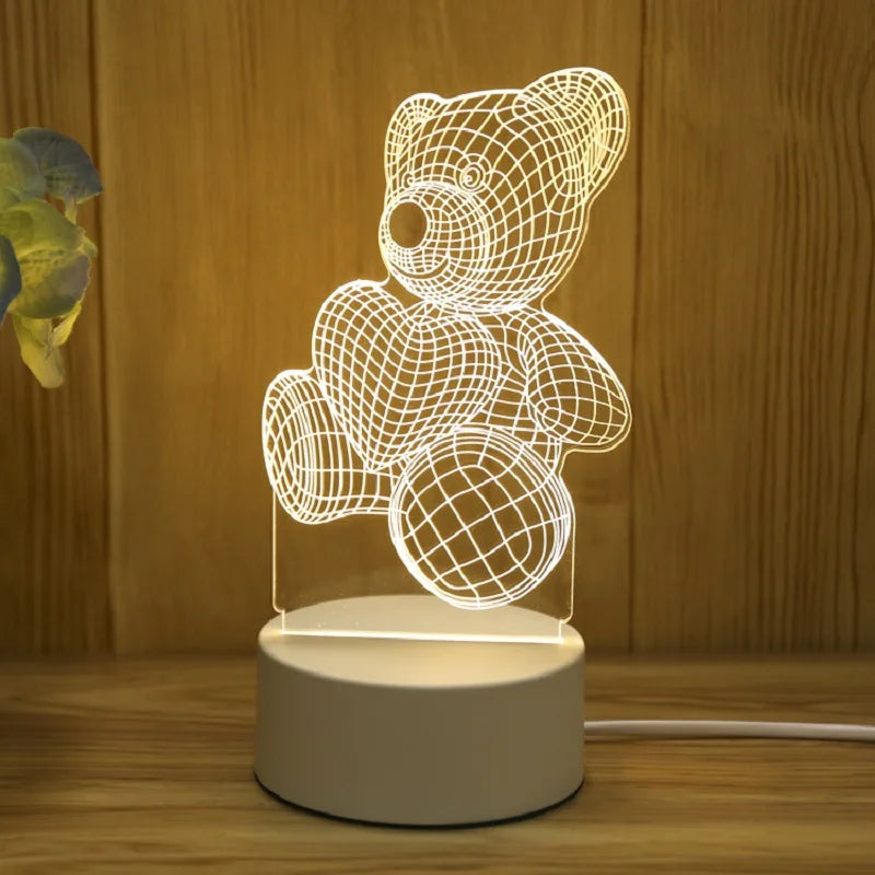 3D LED Night Light